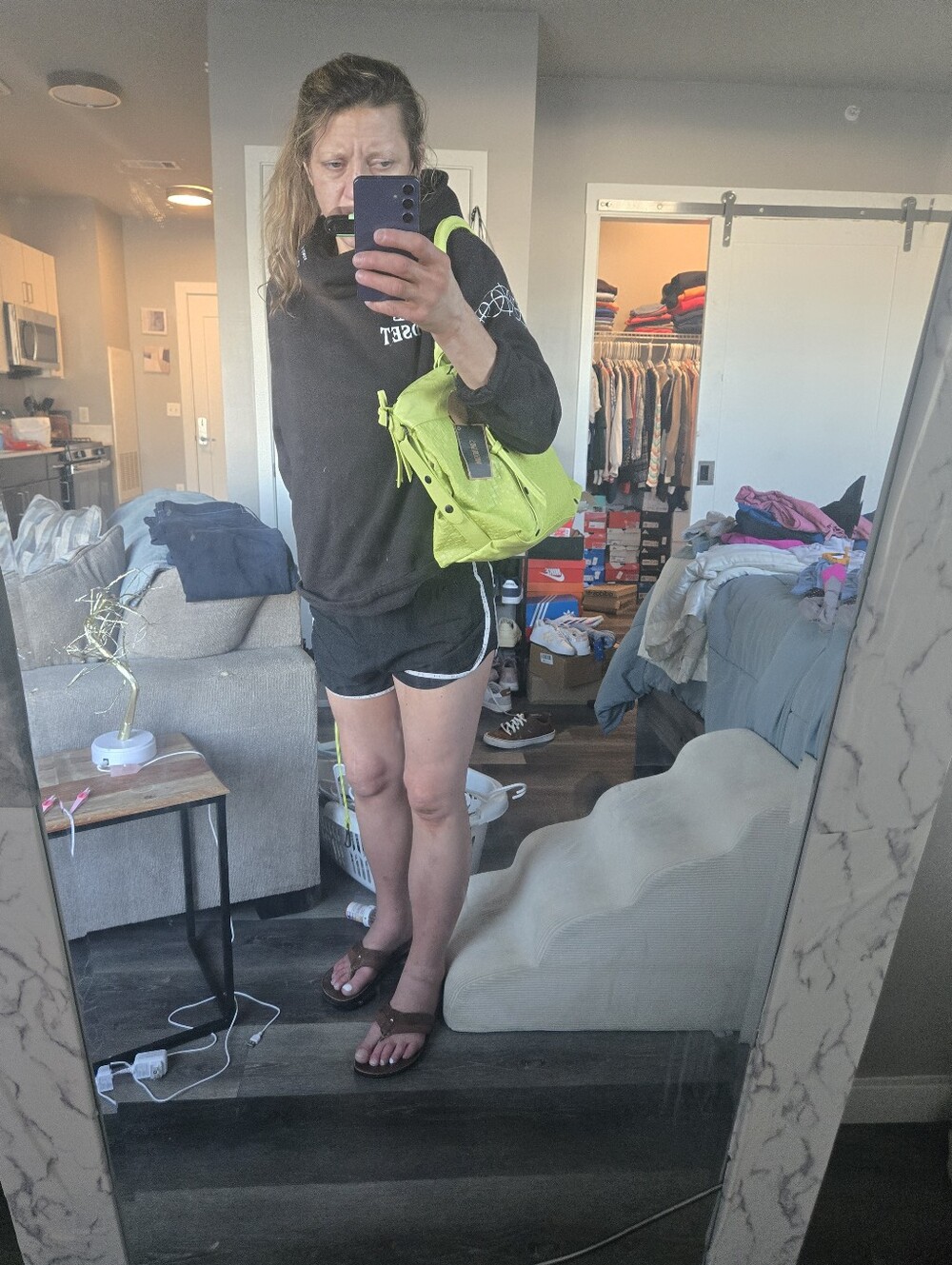 Vans Large Neon Yellow Women's Shoulder/Totes Bag Nwt - Picture 8 of 10